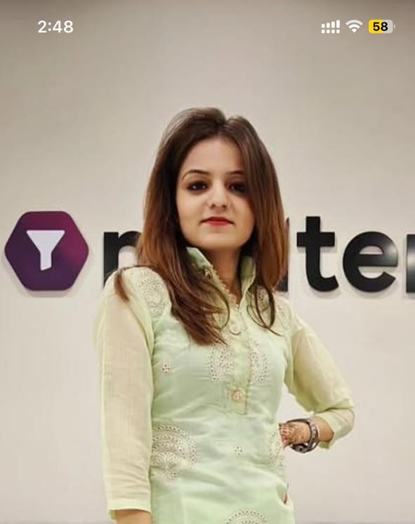 Yachi Sharma, placed as Graphic Designer
